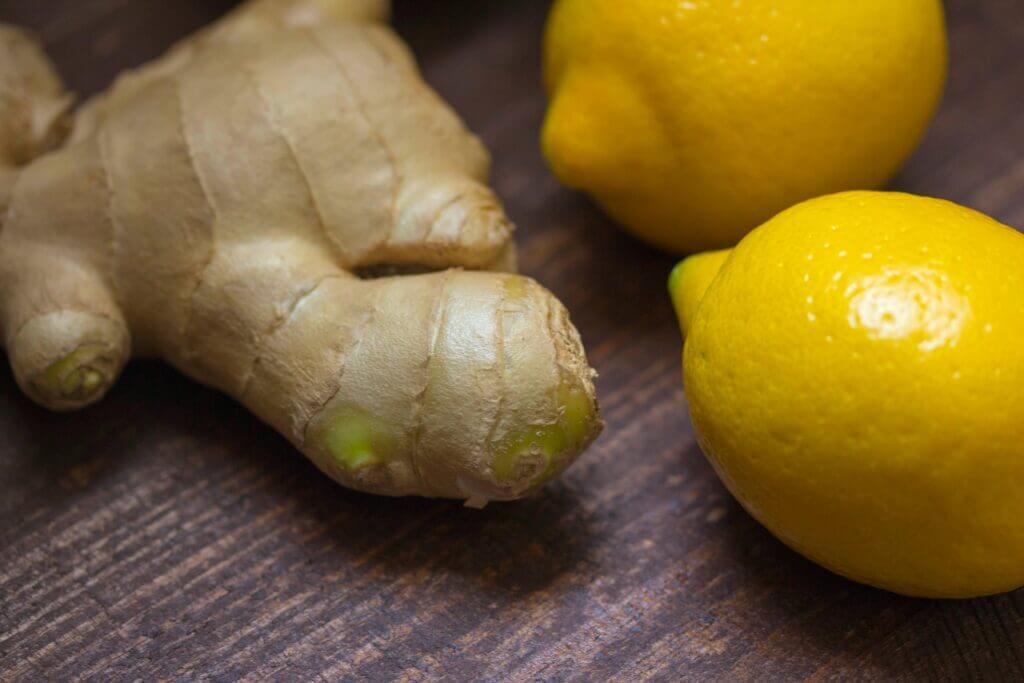 Herbs for Winter Health Ginger and Lemon