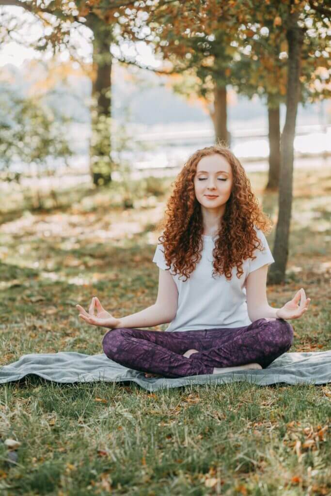 Ayurveda The Science of Life - Woman meditating 